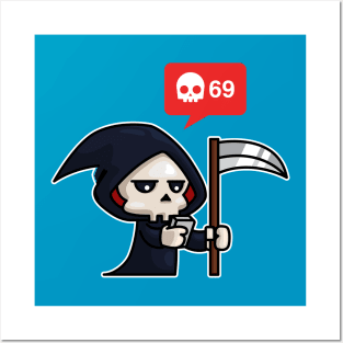 Mini Grim Reaper Posters and Art